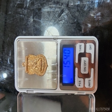 เหรียญหลวงปู่ทวด หลวงปู่เขียววัดห้วยเงาะ เนื้อนาค