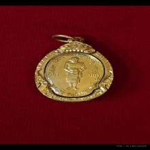 พระทองคำ1ใน9เหรียญอุ้มบาตร หลวงปู่ชื้น พุทธสโร วัดญาณเสน