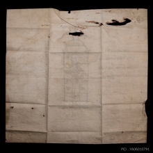 ๙ “ลายมือหลวงพ่อกลุ่ม” ผ้ายันต์หลวงพ่อกลุ่ม วัดฝาง ๙