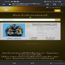 พระกรุวัดตะไกรพิมพ์หน้ามงคลปิดทองเดิมมาแต่ในกรุ