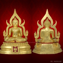 หลวงพ่อเพชร วัดโรงช้าง หน้าตัก 5.9 นิ้ว ตู้เดิม
