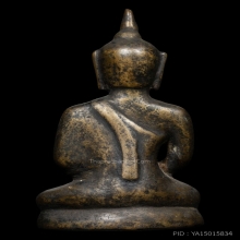 พระเงินนั่งลอยองค์ ศิลปะนครศรีธรรมราช เนื้อเงิน ปางสมาธิ