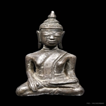 พระยอดธง เนื้อเงิน  อยุธยา หน้าตัก 1 นิ้ว