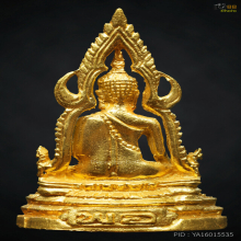 พระกริ่งพระพุทธชินราช วัดพันอ้น ปี พ.ศ. 2513 เนื้อทองคำ 