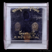 1ใน19เหรียญหลวงปู่แหวนชุดทองคำปรกใบมะขาม ปี2520 