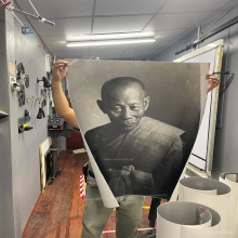 รูปถ่ายหลวงพ่อจง วัดหน้าต่างนอก ขนาด30