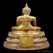 พระบูชา 7นิ้ว หลวงพ่อวัดไร่ขิง เนื้อทองเหลือง สภาพสวยมาก