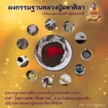 เหรียญเงินหน้าทองคำ หลวงปู่มหาศิลา รุ่นไหว้ครูพุทธศิลป์ ๖๕ 