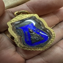 เหรียญหลวงพ่อโสธร ปี2509 เนื้อเงินลงยา สีน้ำเงิน ผิวเดิมๆๆ