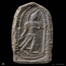 พระลีลาระเวง(กำแพงนิ้ว) ชินเงิน กรุวัดพระศรีฯ จ.สุพรรณบุรี