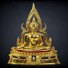 พระพุทธชินราช มาลาเบี่ยง 5.9 นิ้ว กะไหล่ทอง