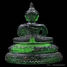 พระแก้วมรกต5นิ้ว 25พุทธศตวรรษ สีเขียวบล็อคJapan(นิยม) ปี2500