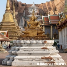 พระพุทธรูป สมัยรัตนโกสินทร์ ทรงเครื่องต้นพระมหาจักรพรรรดิ 