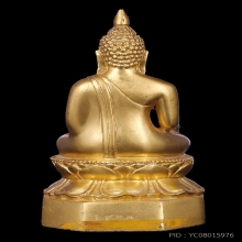 พระบูชา4.5นิ้ว พระไพรีพินาศ เนื้อทองเหลืองกระไหล่ทอง สภาพสวย