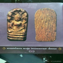 ปรกหลวงปู่ศุข วัดปากคลองมะขามเฒ่า เนื้อทองแดง องค์ดารา