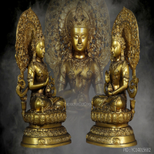 พระอวโลกิเตศวร วัดมังกรกมลาวาส รุ่นแรก ตัก 5 นิ้ว หมายเลข 34