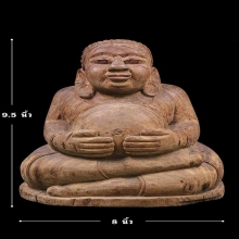 พระบูชา8นิ้ว พระสังข์จาย เนื้อไม้แกะ ไม่ทราบที่ สภาพสวยมาก