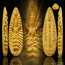 เหรียญหลักเมืองประจวบฯ ปี 2536 เนื้อทองคำ No.463