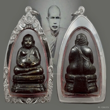 พระสังกัจจายน์ ปู่เผือก วัดบางโฉลงนอก จ.สมุทรปราการ พ.ศ.2499