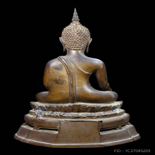 พระพุทธชินสีห์บูชาสมัยรัชกาล วัดบวรนิเวศฯ กทม. ตัก 5 นิ้ว