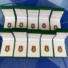 หลวงพ่อโสธรเนื้อเงินลงยาหน้ากากทองคำแท้ ปี2539
