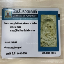 +บัตรรับรอง พระพิมพ์สมเด็จโตบริกรรม หลวงปู่หิน วัดระฆัง