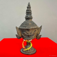 เศียรพระลักษณ์หน้าทอง ขนาดตั้งบูชา หลวงปู่กาหลง เขี้ยวแก้ว