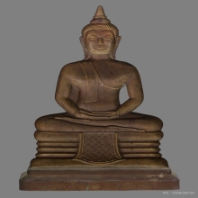 แผ่นปั๊กซีกหลวงพ่อโสธร ปี 2497 (รุ่นแรก)