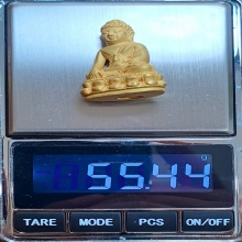 กริ่งแก้วปฎิมากร2หลวงพ่อเกษม ชุดทองคำครบชุด เลข19 นน.55กรัม