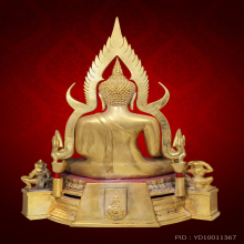 พระพุทธชินราช ภปร แม่ทัพภาคที่ 3 จัดสร้าง กระหลั่ยทอง 9“