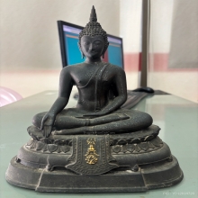 พระบูชารวัดบวร ภปร.ปี2508 หน้าตัก 5 นิ้ว บล๊อคหนังไก่
