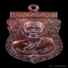 หลวงปู่เจือ วัดกลางบางแก้ว รุ่นแรก เนื้อทองแดง ปี34 มีจาร