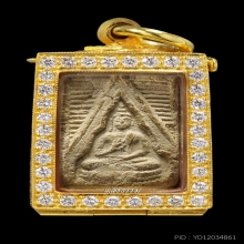 พระวัดปากน้ำ รุ่นแรก พิมพ์ 1 มีเกสา 6 เส้น หน้าเด้งๆ (1)