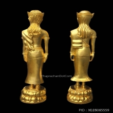 องค์บูชายืน ท่านแม่ศรีระจิตร-ท่านแม่ประภาศรี วัดท่าซุง