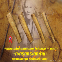 “ตะกรุดกระดูกห่าน” หลวงพ่อหรุ่น วัดอัมพวัน กทม.