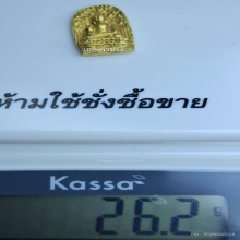 พระคงหลวงพ่อเกษม เนื้อทองคำ สวยกล่องเดิม