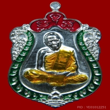เหรียญเสมาหลวงปู่ทิม เงินลงยา เบอร์5