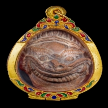 หน้ากาล เกียรติมุข เนื้อดิน ขนาดห้อยคอ Kala Face Kirtimukha