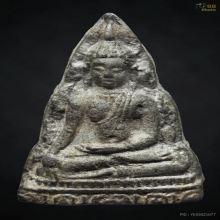 พระนางท่ามะปรางกำแพง เนื้อชินเงิน กรุอาวาสน้อย กำแพงเพชร