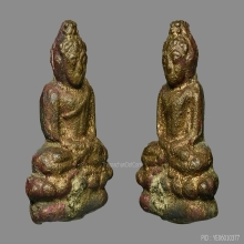 PHRA-CHAIWAT OF LUANG-PU-BOON , TOR MOLD , MIXED METALS
