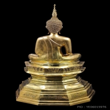 พระบูชา9นิ้ว หลวงพ่อพระใส เนื้อทองเหลือง ปี2554สภาพสวยมาก