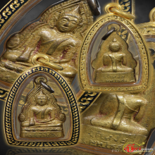 เหรียญปั๊มลององค์พระเจ้าใหญ่ วัดหงษ์ รุ่น1 ปี2497 