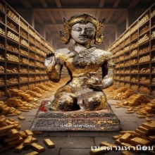 แม่นางกวัก สมัยรัตนโกสินทร์ยุคปลาย เดิม หายาก พบเห็นน้อย