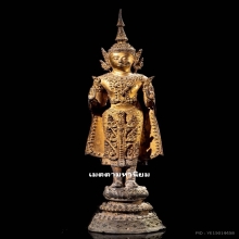 พระพุทธรูป สมัยรัตนโกสินทร์ แบบทรงเครื่องมหาจักรพรรดิ เดิม