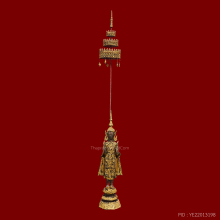 พระพุทธรูปสมัยรัตนโกสินทร์ยืนทรงเครื่อง ปางห้ามสมุทร 