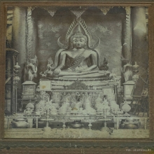 รูปถ่ายซีเปียพระพุทธชินราชยุครัชกาลที่6 เฉพาะตัวรูป 4×6 นิ้ว