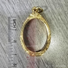 ตลับทองใส่เหรียญรูปไข่ขนาดมาตราฐาน