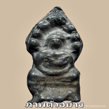 พระนาคปรก พิมพ์พิเศษ เนื้อชินเงิน กรุวัดราชบูรณะ จ.อยุธยา
