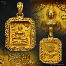 หลวงพ่อโสธร กรมตำรวจ80ปี เนื้อทองคำ พิมพ์แปดเหลี่ยม