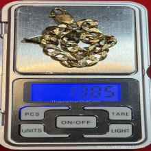 สร้อยข้อมือทองคำYellow Gold 18K 750 ลายเลสจิกเพชร